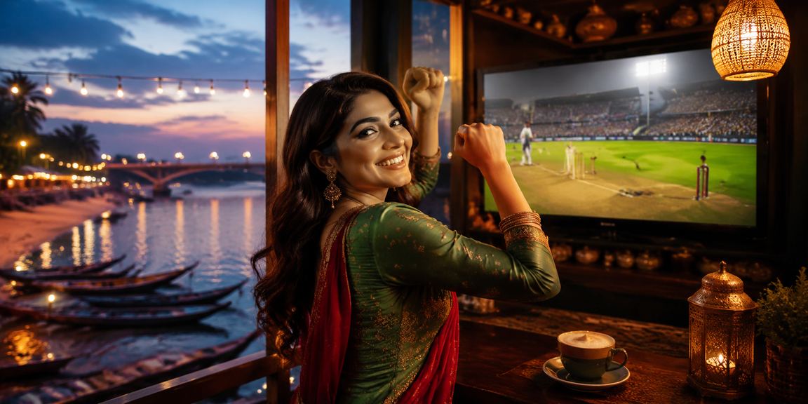 কক্সবাজার সমুদ্র সৈকতে ক্রিকেট বেটিং উপভোগ করছেন একজন ব্যবহারকারী