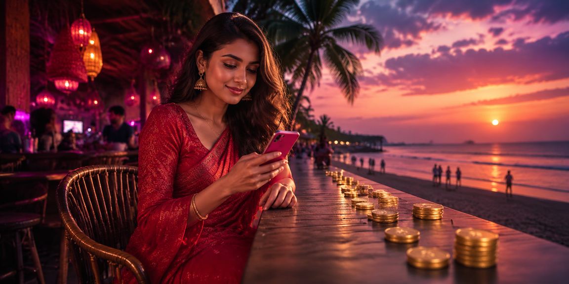 কক্সবাজারে মোবাইলে পেমেন্ট সম্পন্ন করছেন একজন ব্যবহারকারী