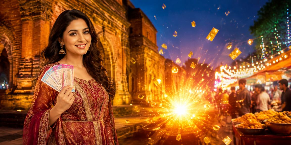 কুমিল্লার নাইট মার্কেটে লটারি অফার ও পেমেন্ট করছেন একজন ব্যবহারকারী